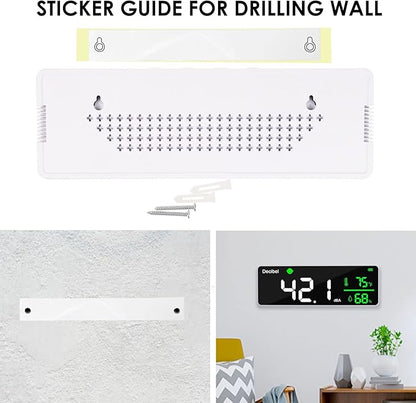 Decibel Meter Wall Hanging Sound Level Meter 11 inch Large LED Display Noise - Image 7