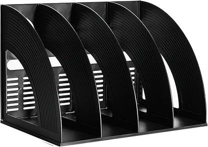 Marte Vanci Magazine File Holder Vertical PP Folder Book Desktop Organizer by MarteVanci