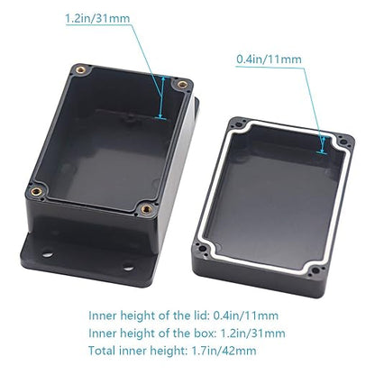 Zulkit Junction Box ABS Plastic Dustproof Waterproof IP65 Universal Electrical - Image 6