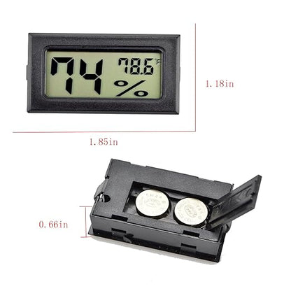 4pcs Indoor Hygrometer Thermometers, Humidity Meters Gauge Mini Digital - Image 6
