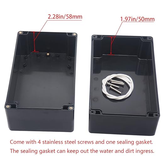 Junction Box IP65 Waterproof ABS Plastic Electrical Project Case Power Junction - Image 4