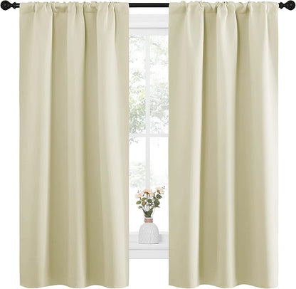 NICETOWN Bedroom Curtains for Kids Room, Window Treatment Thermal Insulated - Image 2