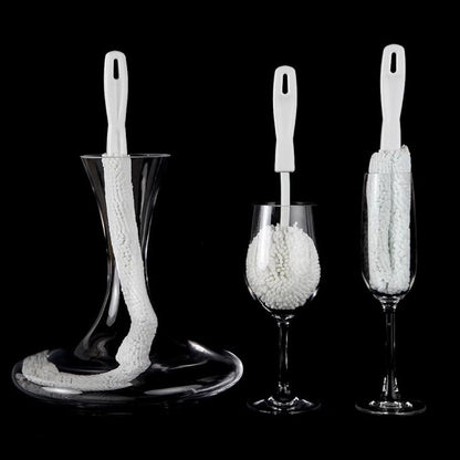 Lily's Home Decanter Cleaning Brush Set, Glassware Cleaning Brushes - Image 3