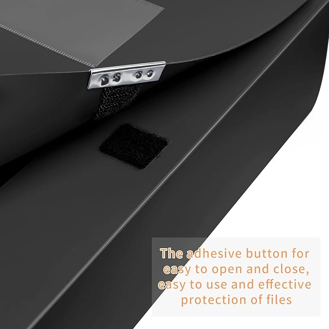 HUA JIE A4 Storage File Boxes Plastic Archives Cases - Image 8