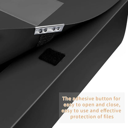 HUA JIE A4 Storage File Boxes Plastic Archives Cases - Image 6