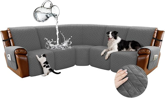 Arfntevss Waterproof Recliner Sectional Couch Covers by Arfntevss