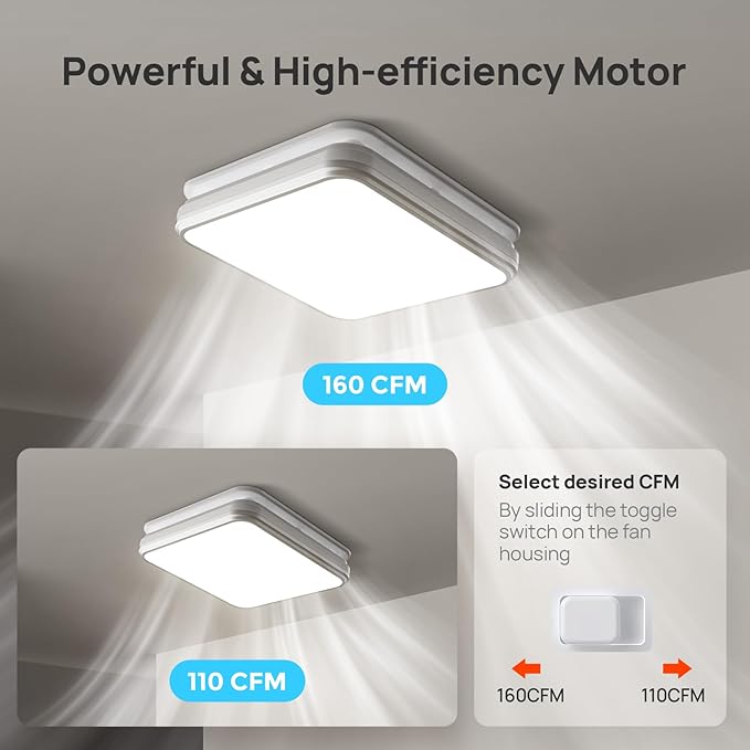 Consciot Bathroom Exhaust Fan - Image 4