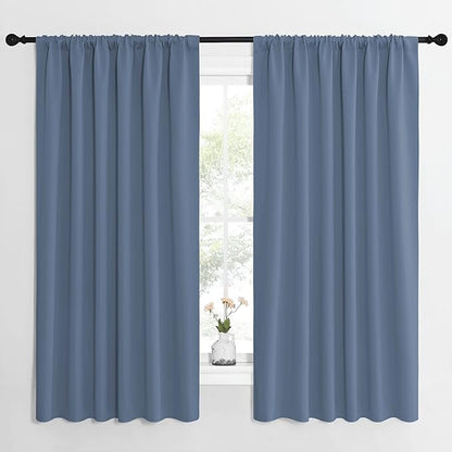 NICETOWN Blackout Curtains for Bedroom, Window Treatment Energy Saving Thermal by NICETOWN