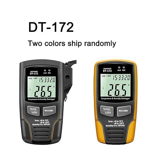 Compact Temperature and Humidity Data Logger 32000 Memory Hygrometer Moisture - Image 2