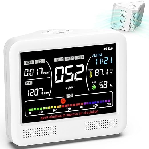 Air Quality Monitor Indoor, 16 in 1 Air Quality Tester by Unknown