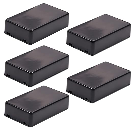 Fielect 5Pcs Dustproof Electronic Junction Box Plastic Enclosure Project Box by Fielect