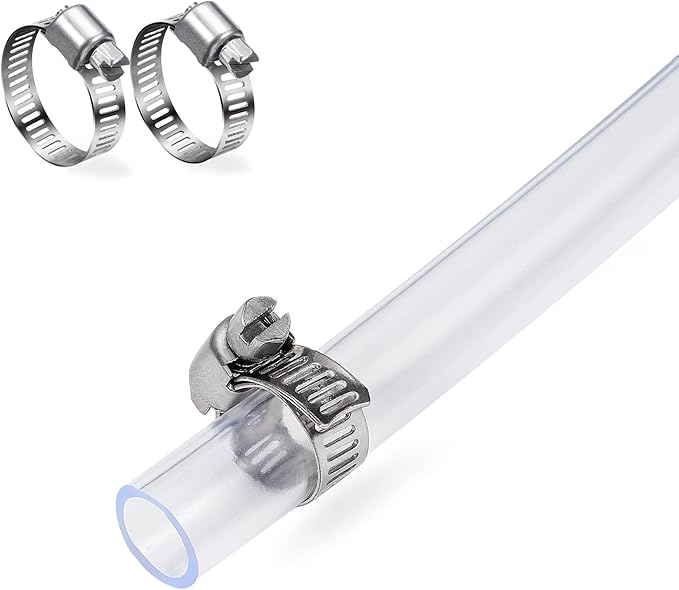 DAVCO 3/8" ID - 100 ft Clear Vinyl Tubing, Low Pressure Flexible PVC Tube - Image 2