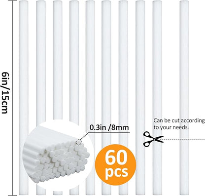 60PCS Humidifier Stick Filter Refill - 6In Humidifier Filter Sticks Air - Image 2