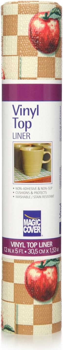 Magic Cover Non-Adhesive Vinyl Counter Top, Shelf Liner by Magic+Cover