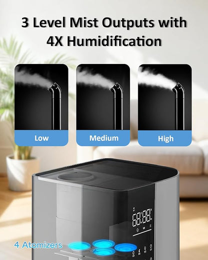 Humidifier Large Room, 26L/6.8Gal Whole House Humidifiers - Image 5