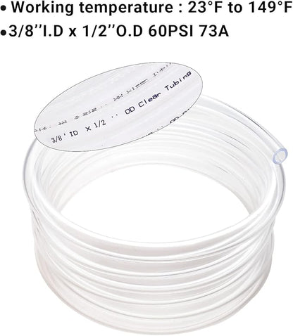 3/8’’ ID × 1/2’’ OD - 100 ft Clear Plastic Vinyl Tubing - Image 5