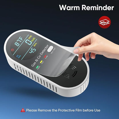 NICGOL 4 in 1 Upgraded Natural Gas Leak Detector and Carbon Monoxide Detectors - Image 5