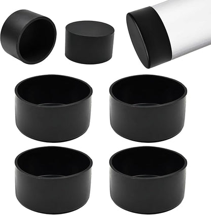 2-3/8" Silicone Chair Leg Floor Protectors, Rubber Chair Leg Caps, Non-Slip by EASYEAH