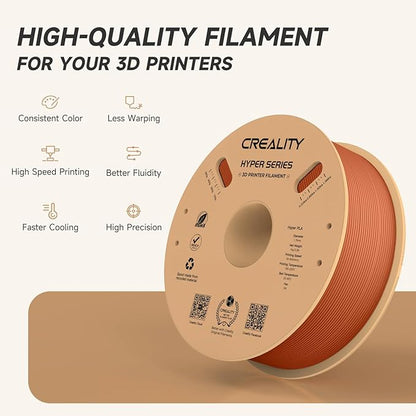 Official Creality Hyper PLA Filament 1.75mm, High Speed PLA 30-600mm/s Rapid 3D - Image 3