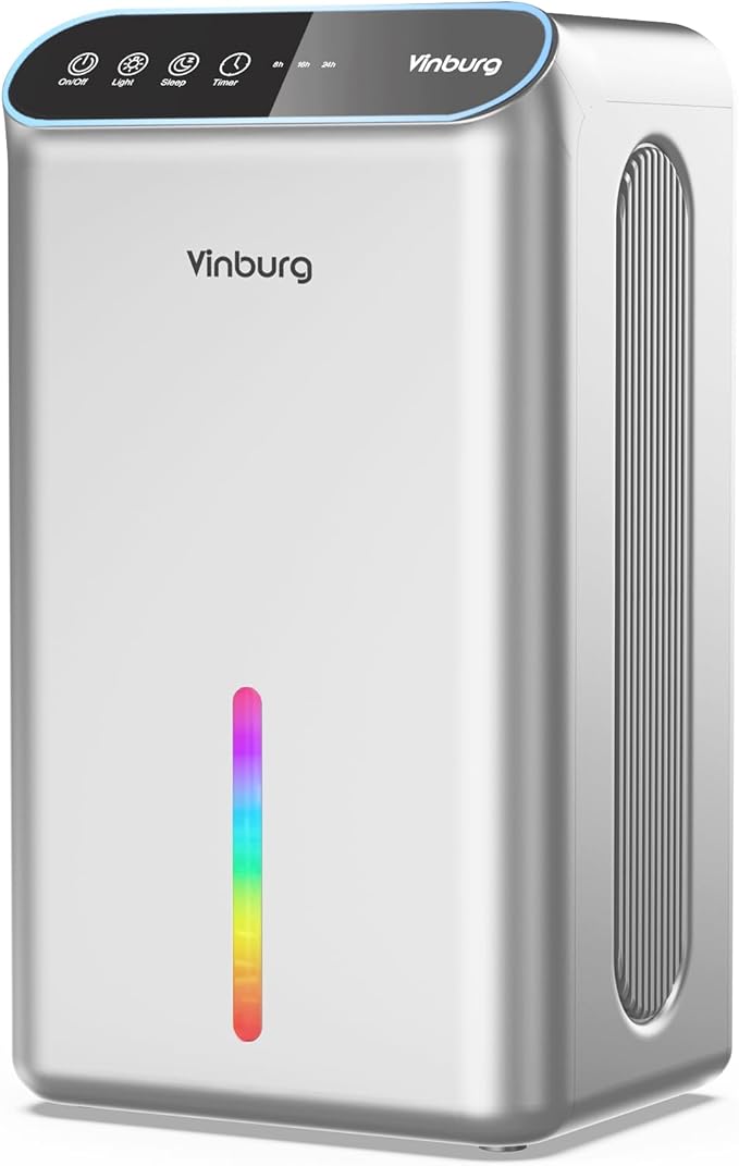 Dehumidifiers for Home Quiet Small Dehumidifier for Basement Bedroom Bathroom by Unknown