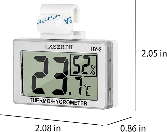 Reptile Hygrometer Thermometer, Digital Amphibian Hygrometer Thermometer - Image 6