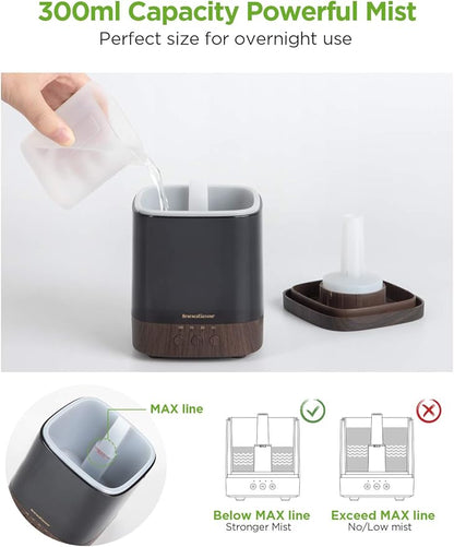 InnoGear Diffusers for Essential Oils, 300ml Oil Diffuser Aromatherapy - Image 4