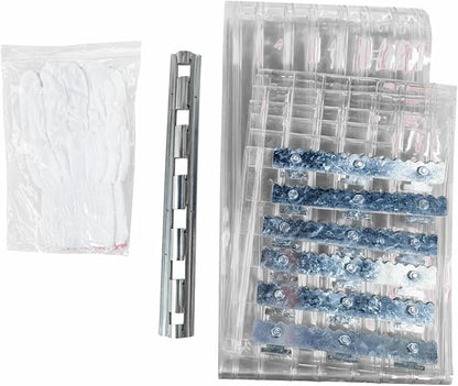 Ribbed PVC Strip Curtain Clear 48" Width x 84" Height Vinyl Door Strips - Image 7