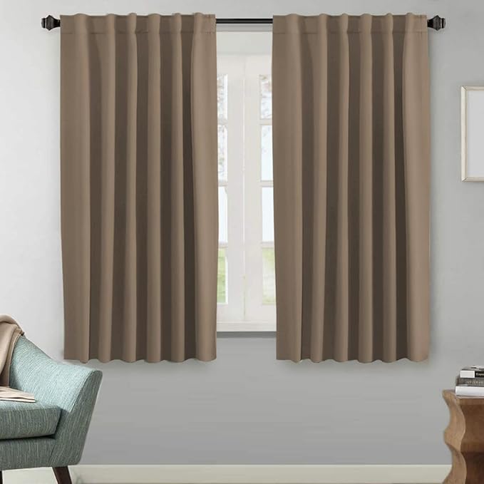 H.VERSAILTEX Blackout Curtains Thermal Insulated Window Treatment Panels Room by HVERSAILTEX
