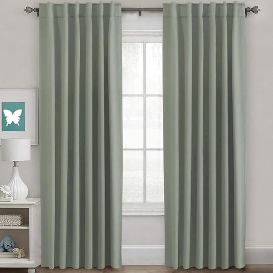 H.VERSAILTEX Blackout Curtains Thermal Insulated Window Treatment Panels Room by HVERSAILTEX