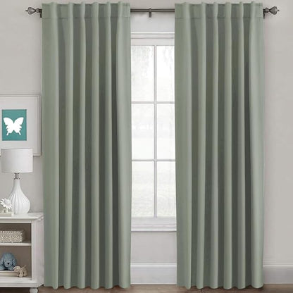 H.VERSAILTEX Blackout Curtains Thermal Insulated Window Treatment Panels Room by HVERSAILTEX