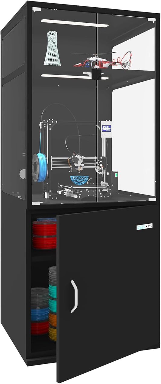 400L 3D Printer Cabinet with Filament Storage, Built-in Dehumidifier & by RJOKMT