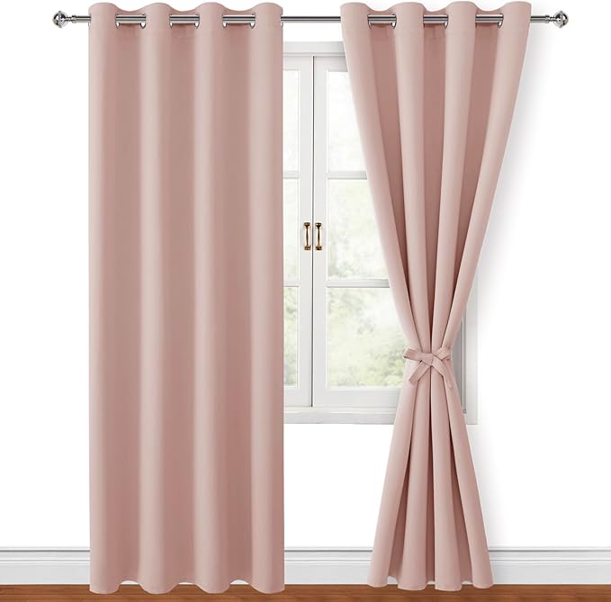 Hiasan Blackout Curtains for Bedroom, 52 x 84 Inches Long - Image 6