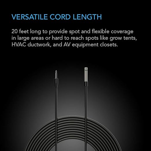 AC Infinity Controller Sensor Probe, Stainless Steel 20’ Waterproof Temperature - Image 3
