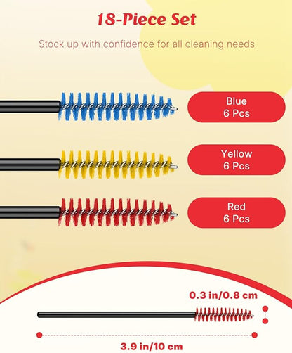 Pawfly 18 Pcs Hummingbird Feeder Cleaning Brushes, Mini Nylon Hummingbird - Image 2