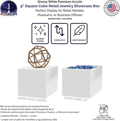 9" Acrylic Display Riser Box - Image 2