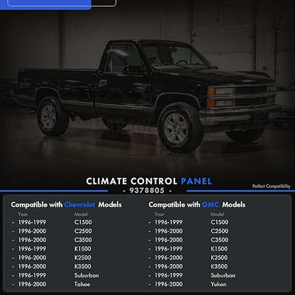599-006 Heater Climate Control Unit Panel Module - Image 2