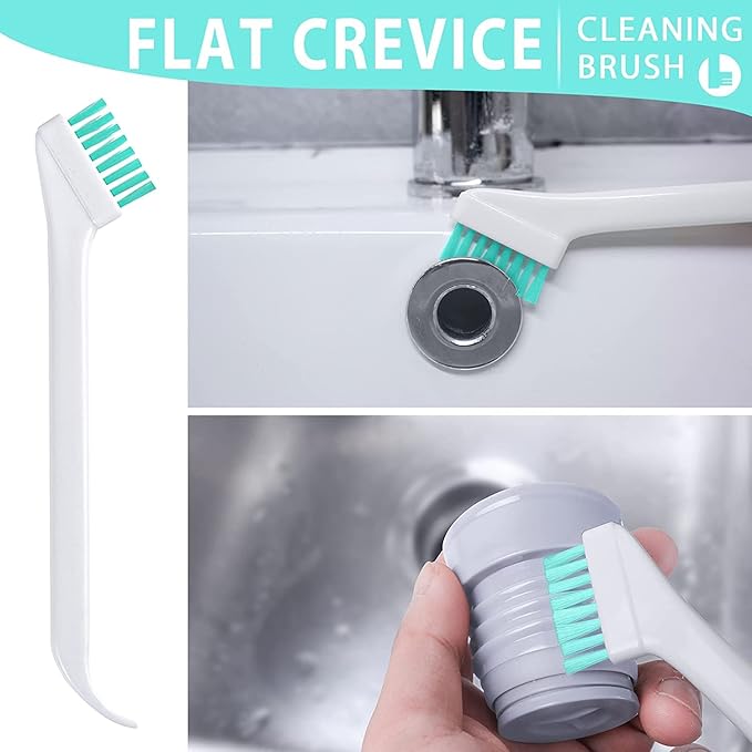 Small Cleaning Brushes for Small Spaces, Tiny Household Cleaning Supplies Tools - Image 4