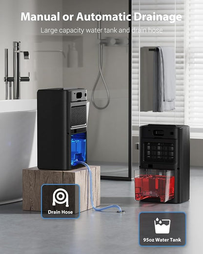 95oz Dehumidifiers for Home, 1000 Sq.Ft Dehumidifier - Image 7