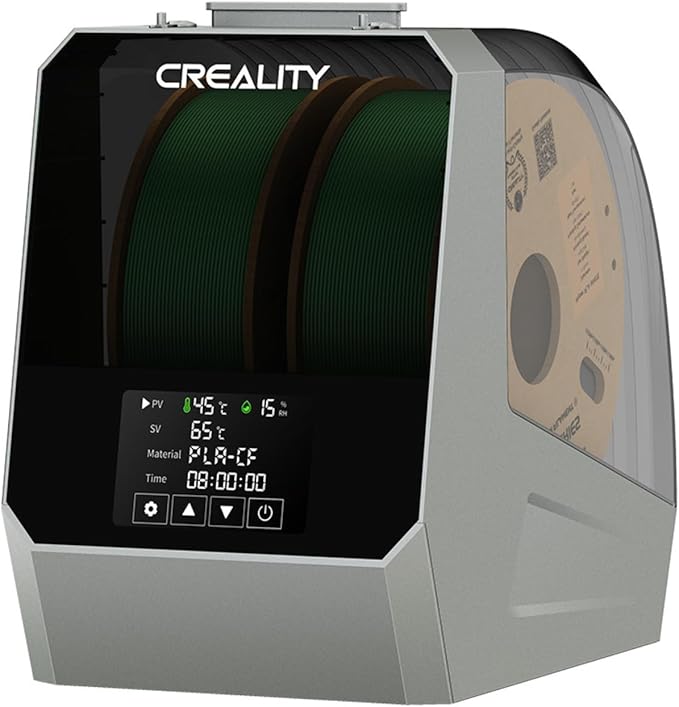 Creality Space PI Filament Dryer Plus, 2 Spools 3D Printing Filament Storage by SainSmart