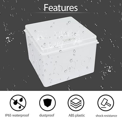 LeMotech Junction Box, Electrical Box IP65 Water Resistant Dustproof ABS - Image 5
