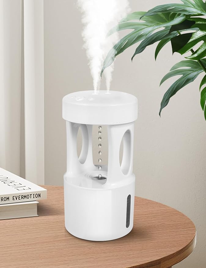 Anti Gravity Humidifier with Night Light, Drip Drop Humidifier by RooXchowla