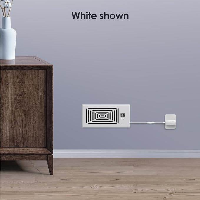 Quiet Register Booster Fan Fits 4" x 10" Register Holes, 10-Speed Smart Heating - Image 7