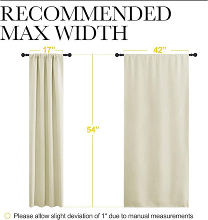NICETOWN Kitchen Curtains, Short Blackout Curtains & Drapes, Home Decoration - Image 7