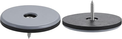 uxcell 50mm Furniture Feet Slider Glides Screw-in Chair Leg Protector Pads PTFE - Image 4
