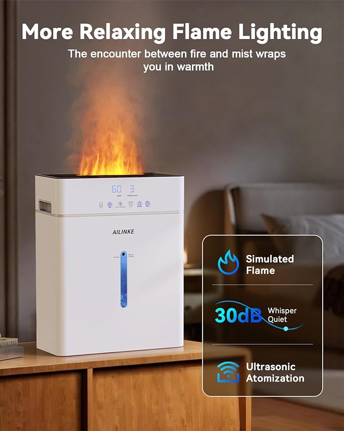 Humidifiers for Bedroom Large Room 10L/2.64Gal, Warm and Cool Mist Humidifier - Image 6