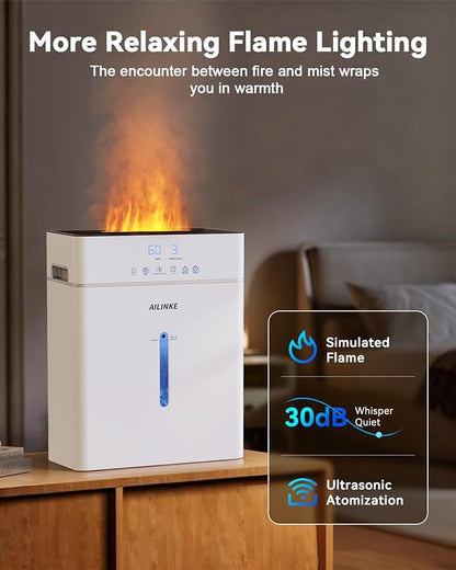 Humidifiers for Bedroom Large Room 10L/2.64Gal, Warm and Cool Mist Humidifier - Image 6