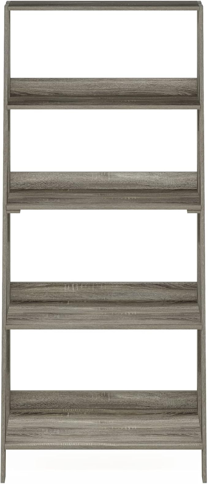 Furinno Ladder Book Shelf, 5-Tier Ladder Shelf, Display Storage Shelves - Image 6