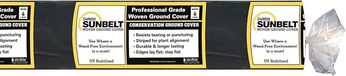 Dewitt 4-Pack Sunbelt Weed Barrier Fabric 3.2 oz, 3 x 300 Feet – Heavy-Duty - Image 9