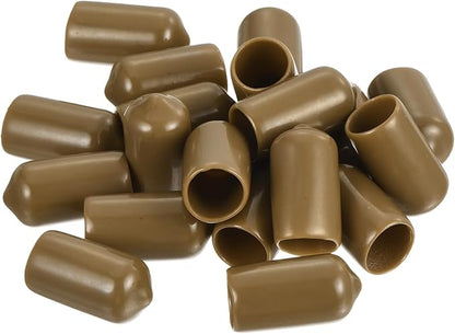 uxcell 20pcs Rubber End Caps 10.5mm ID Vinyl PVC Round Tube Bolt Cap Cover - Image 4