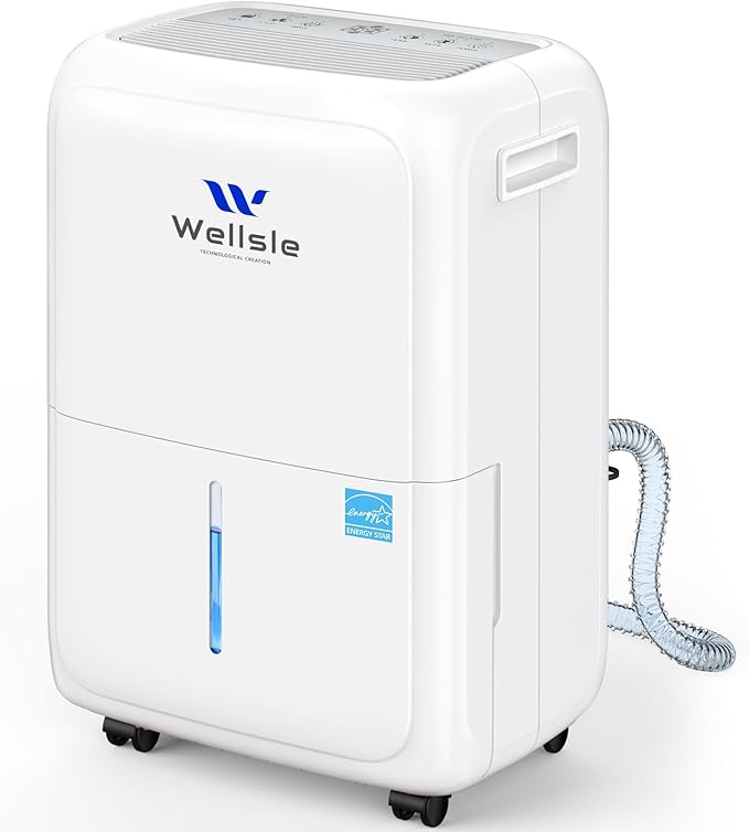 2025 Energy Star Dehumidifier for Home Basement, Max 50 Dehumidifier by Wellsle